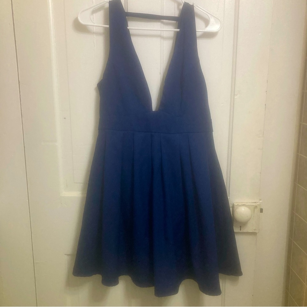 Ya Los Angeles Navy mini dress size M